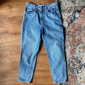 Light Wash Madewell Mom Jeans